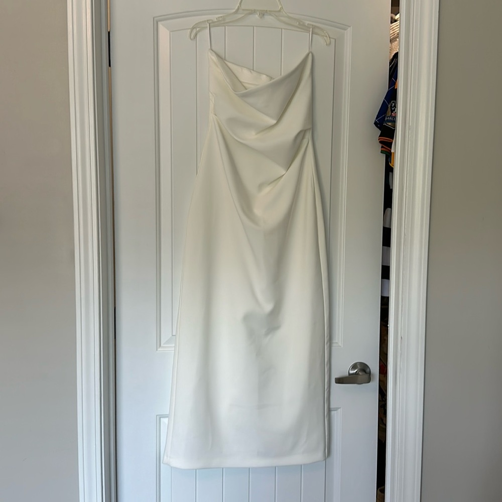 White Fitted Dress